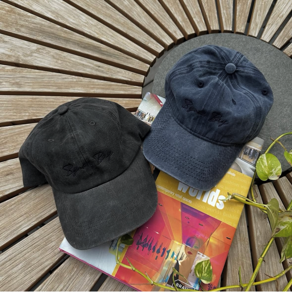 【限定】Byron bay coffee オリジナルキャップ-Washed denim-
