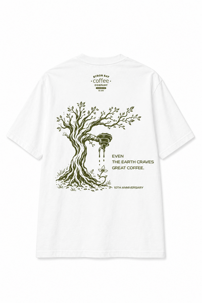 【数量限定】BYRON BAY COFFEE 大門店 10th Anniversary T-shirt