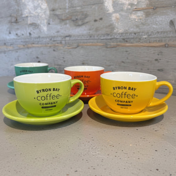 BYRON BAY Coffee オリジナル ラテボウル＆ソーサー SET（M）