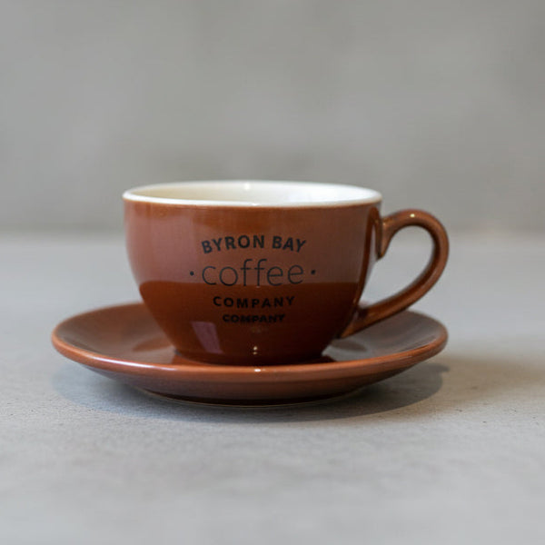 BYRON BAY Coffee オリジナル ラテボウル＆ソーサー SET（M）