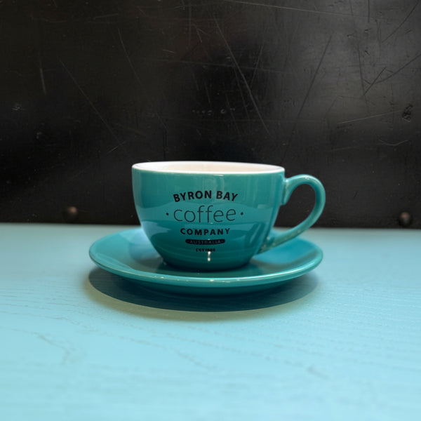 BYRON BAY Coffee オリジナル ラテボウル＆ソーサー SET（M）