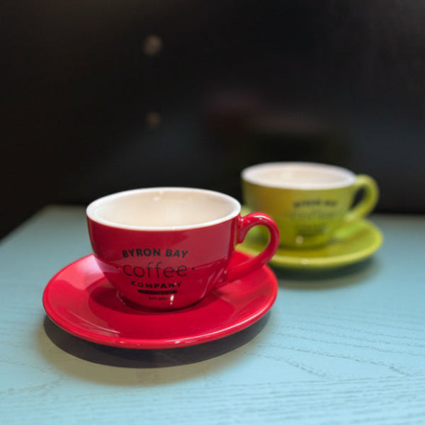 BYRON BAY Coffee オリジナル ラテボウル＆ソーサー SET（M）