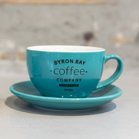 BYRON BAY Coffee オリジナル ラテボウル＆ソーサー SET（M）