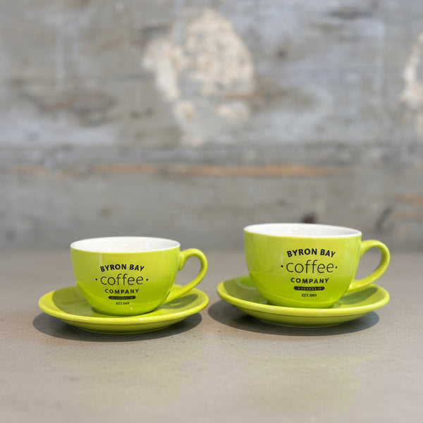 BYRON BAY Coffee オリジナル ラテボウル＆ソーサー SET（M）