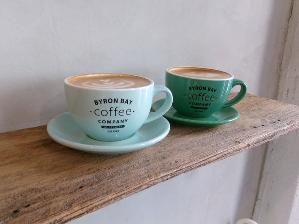 BYRON BAY Coffee オリジナル ラテボウル＆ソーサー SET（M）