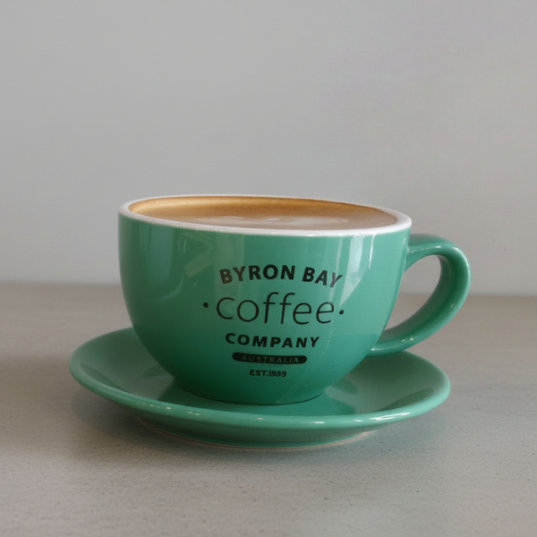 BYRON BAY Coffee オリジナル ラテボウル＆ソーサー SET（M）