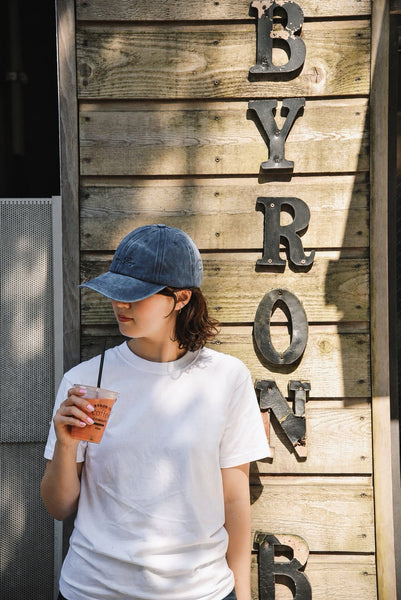 【NEW】Byron bay coffee オリジナルキャップ2026-Washed denim-
