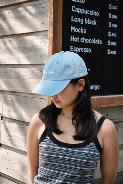 【NEW】Byron bay coffee オリジナルキャップ2026-Washed denim-
