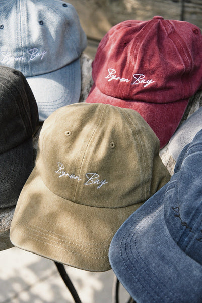 【NEW】Byron bay coffee オリジナルキャップ2026-Washed denim-