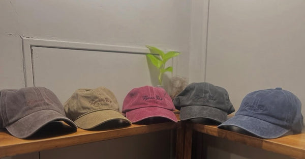 【限定】Byron bay coffee オリジナルキャップ-Washed denim-