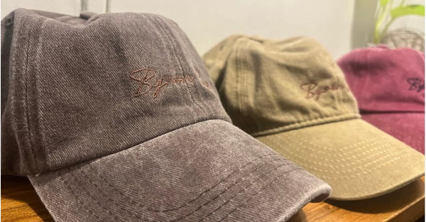 【限定】Byron bay coffee オリジナルキャップ-Washed denim-