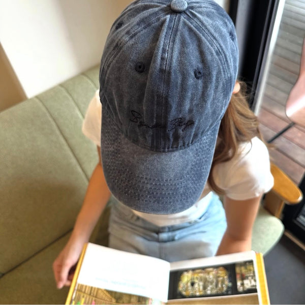 【限定】Byron bay coffee オリジナルキャップ-Washed denim-