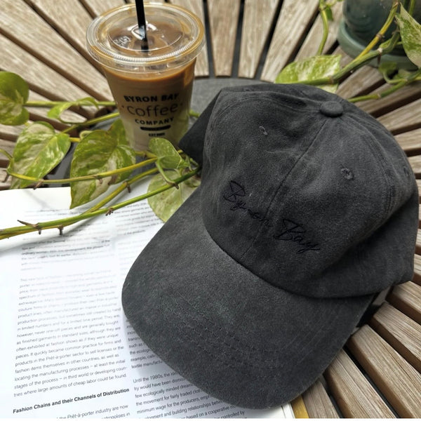 【限定】Byron bay coffee オリジナルキャップ-Washed denim-